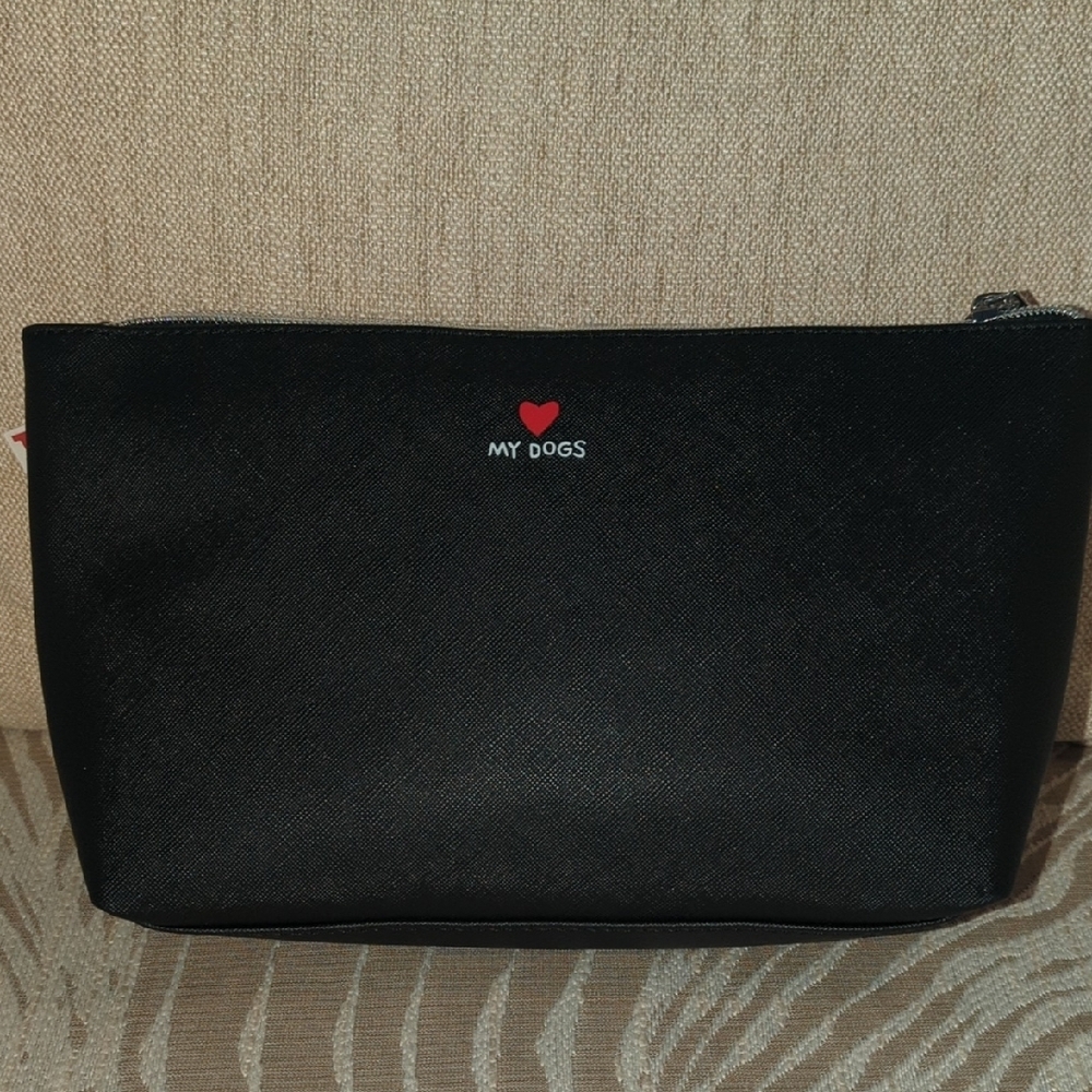 Marc Tetro Black Dog Print Pouch - Picture 3 of 5